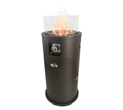 Alva GHP38 Fire Pit Gas Heater with Lava Rocks