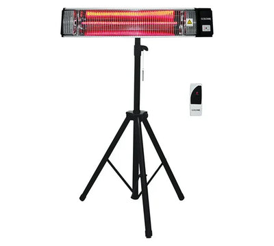 Goldair Patio I Red Heater - Silver