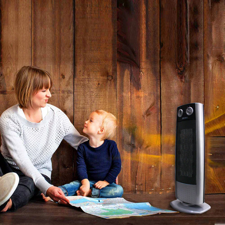 Goldair 2000W Upright Oscillating Ceramic Panel PTC Fan Heater