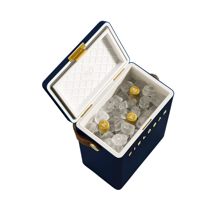 Drinks Box & Towel Bundle / Sea Boat Blue