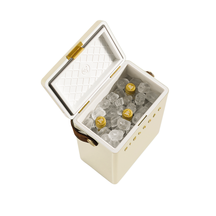 Drinks Box & Towel Bundle / Safari White